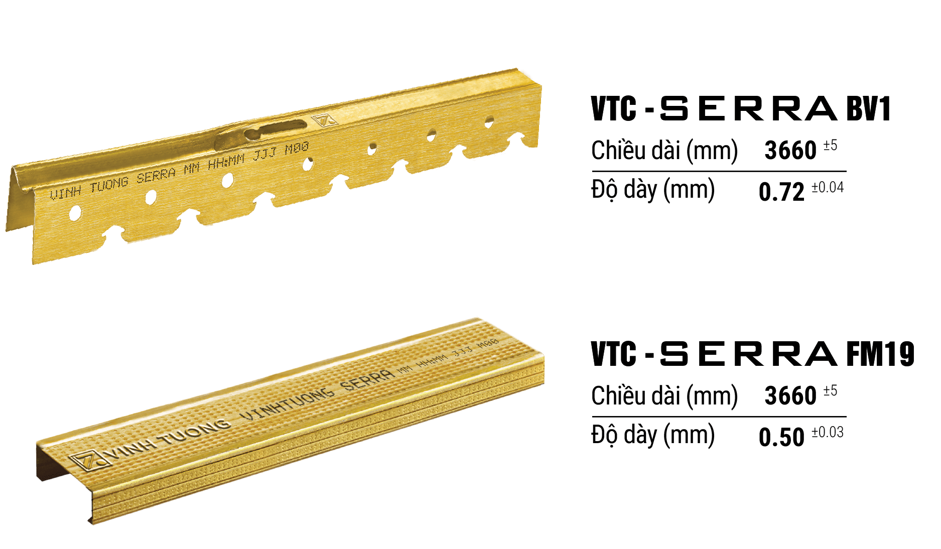 Thông số kỹ thuật của Serra