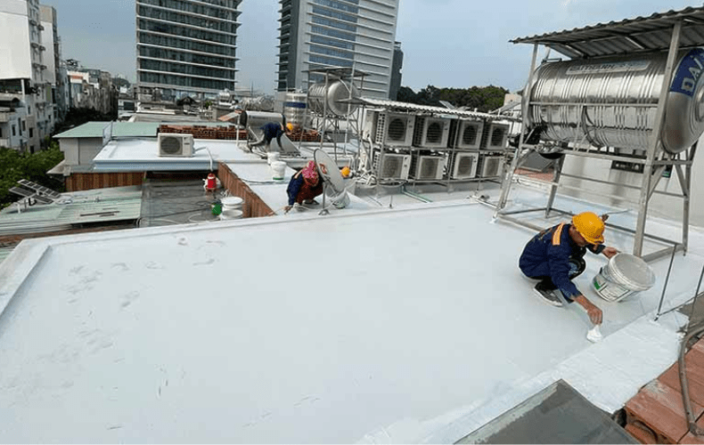 Sơn chống nóng - Cách chống nóng cho nhà mái bằng