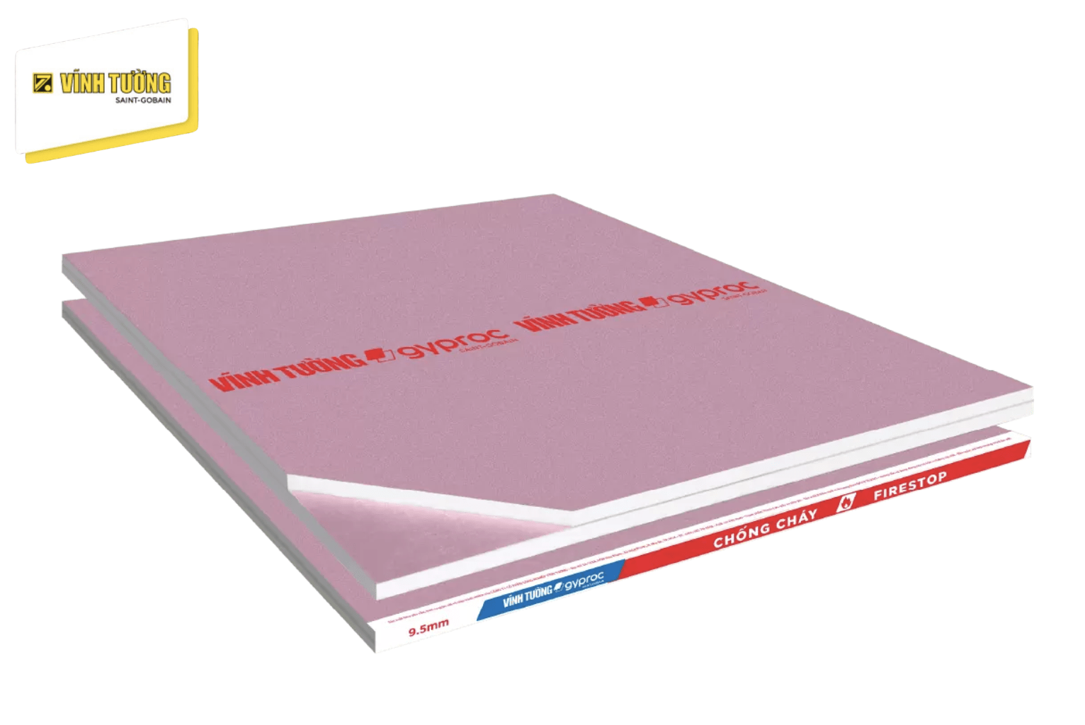 Tấm Thạch Cao Chống Cháy VĨNH TƯỜNG-gyproc