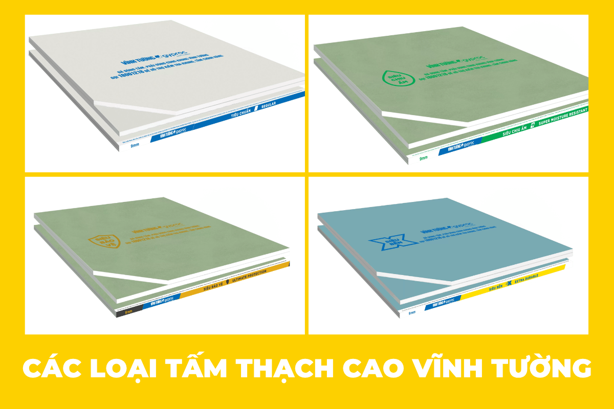 Tấm thạch cao giúp công trình giữ được độ bền lâu dài và chống cháy hiệu quả 