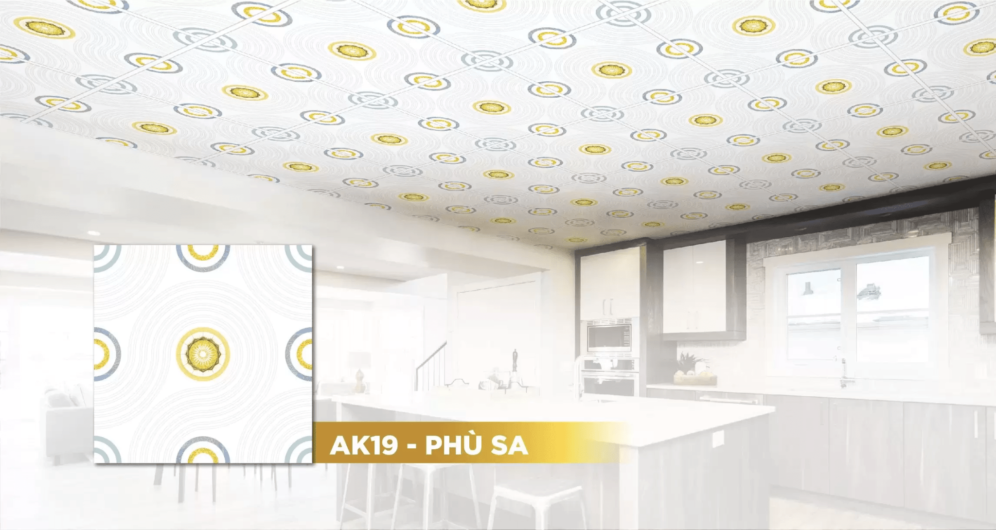 Tấm trang trí Vĩnh Tường DECO Ánh Kim - Phù Sa