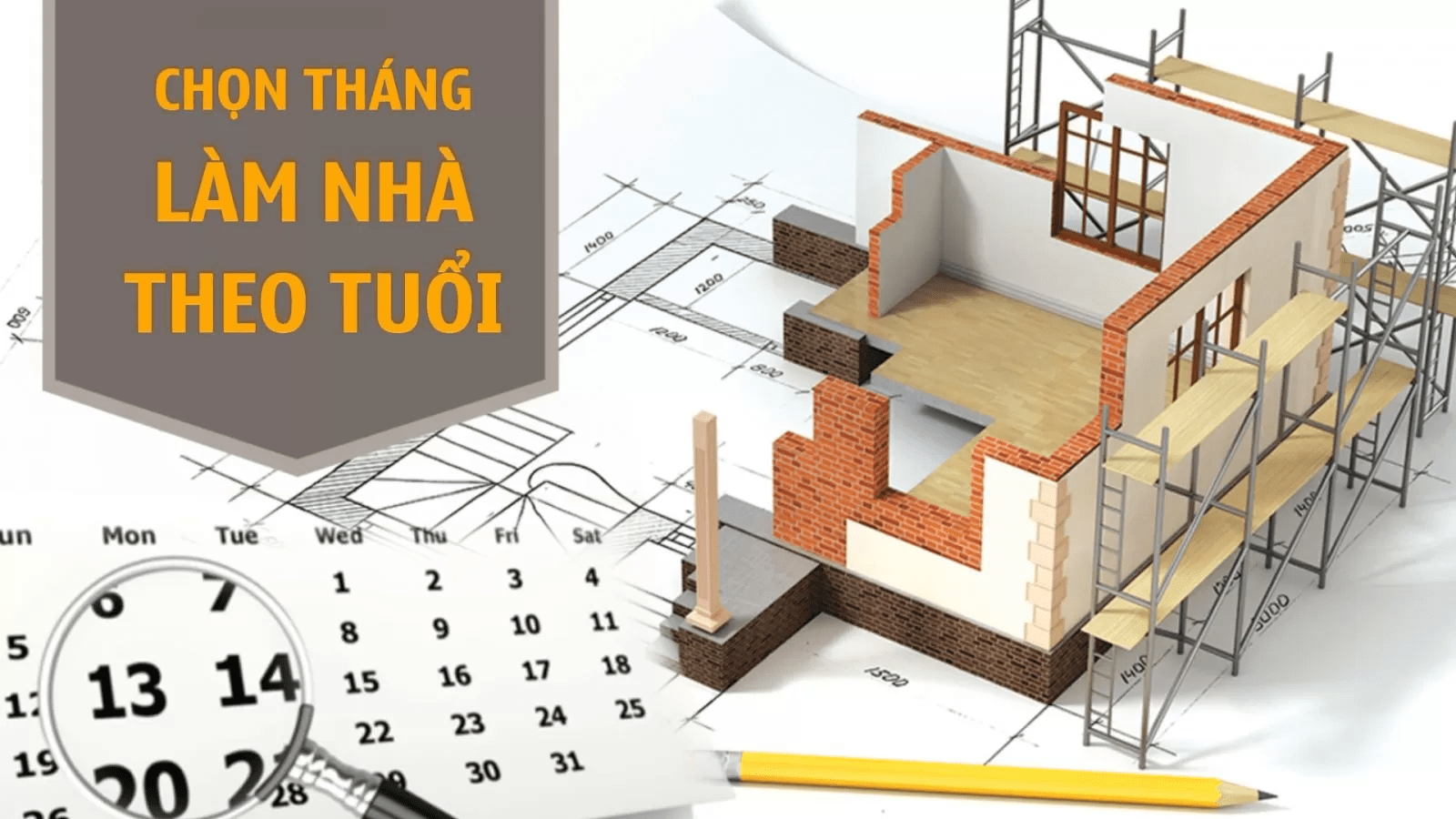 Chọn tháng làm nhà theo tuổi của gia chủ giúp mang lại tài lộc, may mắn