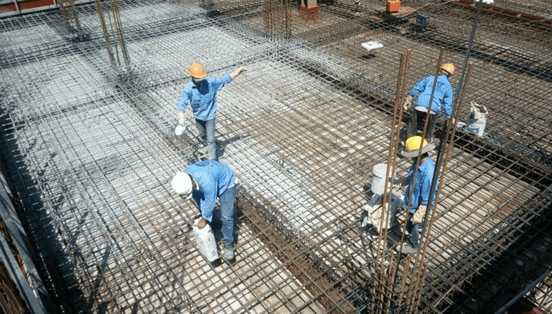 Thi công vào tháng 3 và tháng 4 rất lý tưởng vì trời ít mưa và có nắng nhẹ