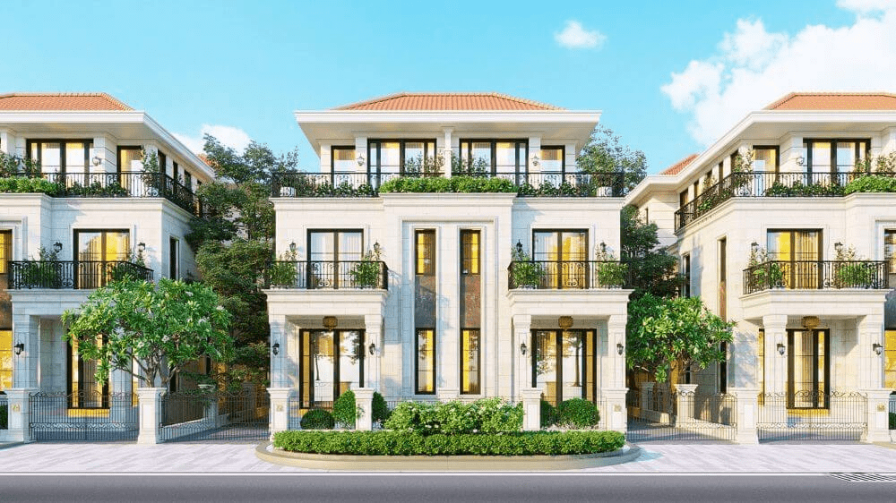 Mẫu thiết kế biệt thự song lập đẳng cấp, đầy đủ tiện nghi