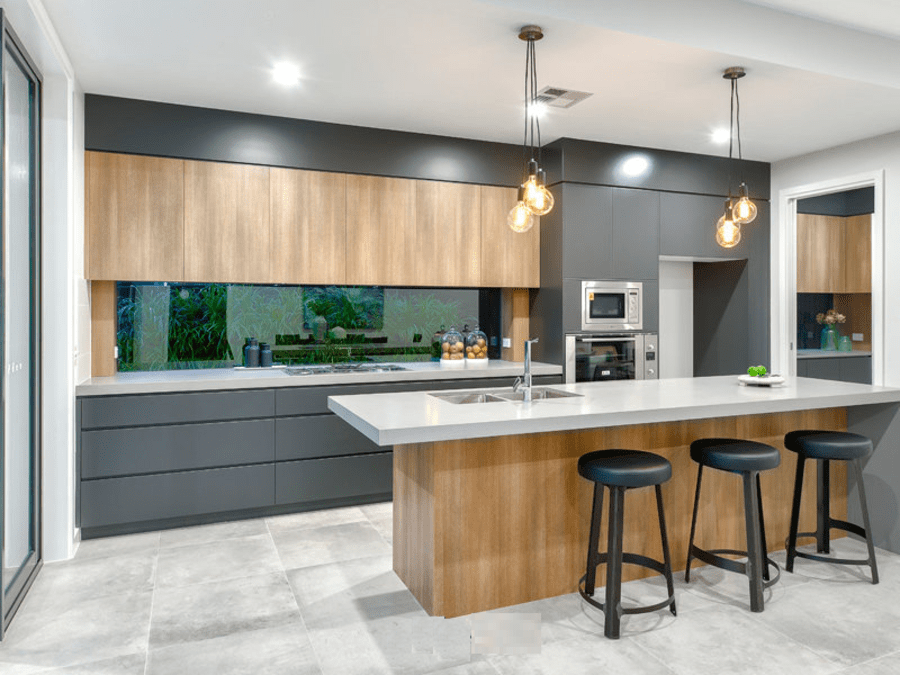 Thiết kế không gian phòng bếp nhà ống hiện đại