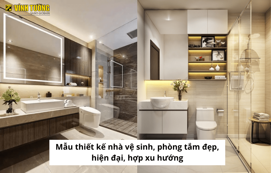 Thiết kế nhà vệ sinh đẹp