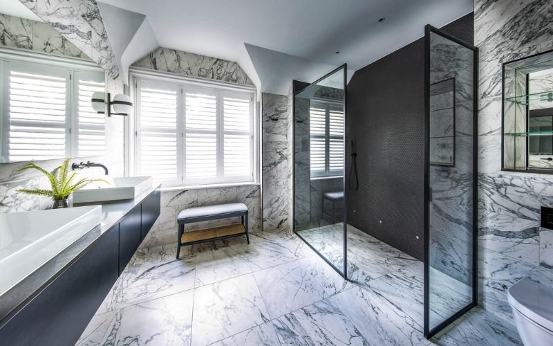 lựa chọn vị trí phù hợp khi thiết kế nhà vệ sinh và nhà tắm riêng