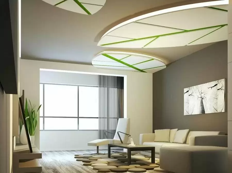 mẫu trần thạch cao đẹp dành cho phòng khách