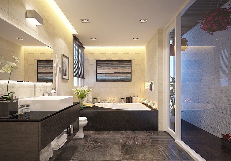 mẫu trần nhà vệ sinh đẹp