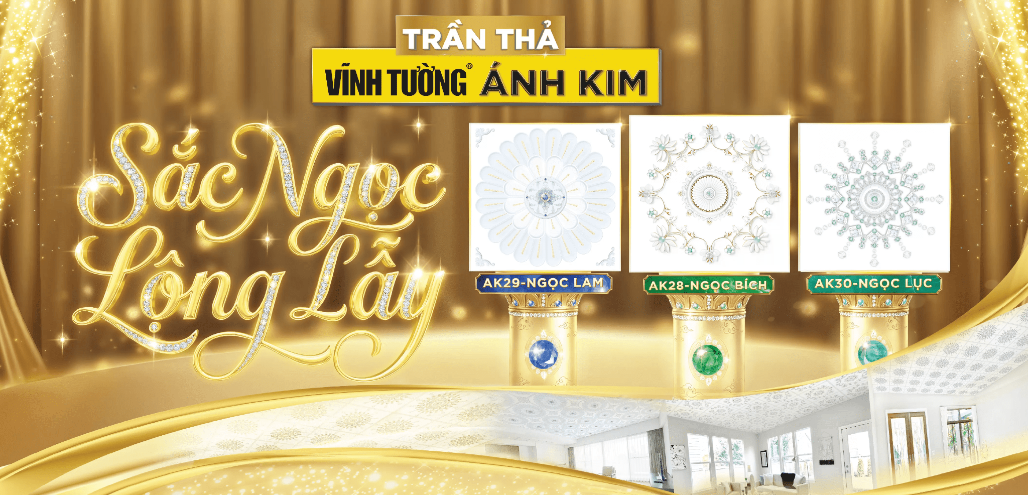 Trần thả Vĩnh Tường Ánh Kim