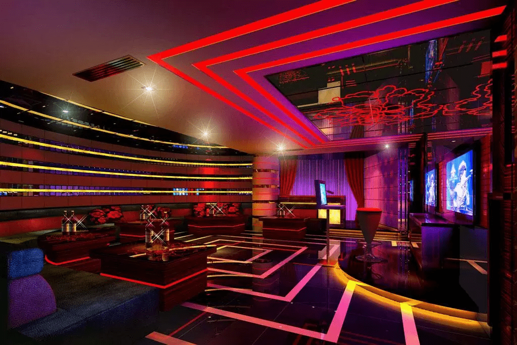 Mẫu trần thạch cao phòng karaoke hình chữ nhật đẹp, giá rẻ, tiết kiệm chi phí