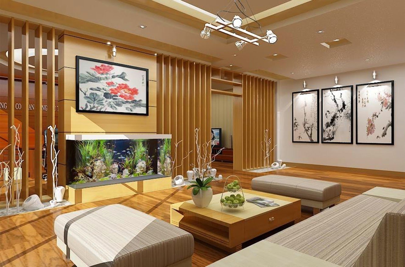 Gợi ý mẫu trang trí không gian phòng khách nhà ống đẹp