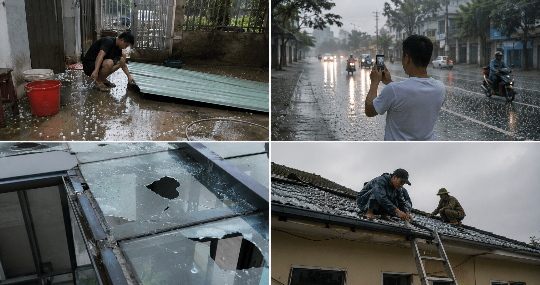 Tránh những sai lầm phổ biến sẽ giúp giảm thiểu rủi ro khi mưa đá xảy ra