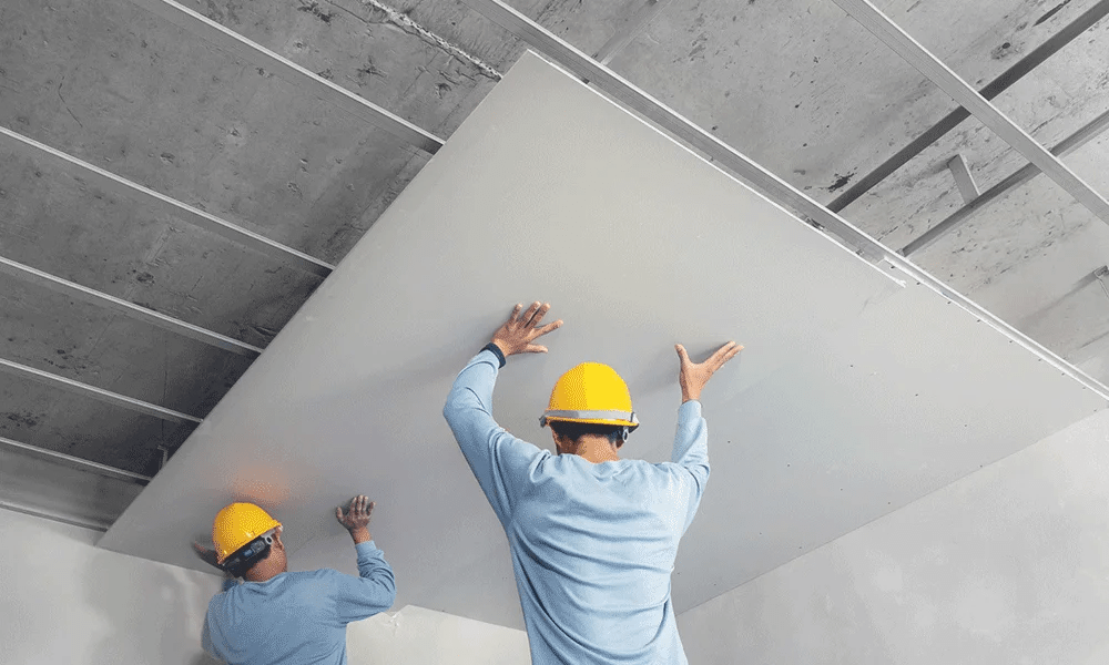 Vật liệu chống cháy được sử dụng cho phần trần nhà