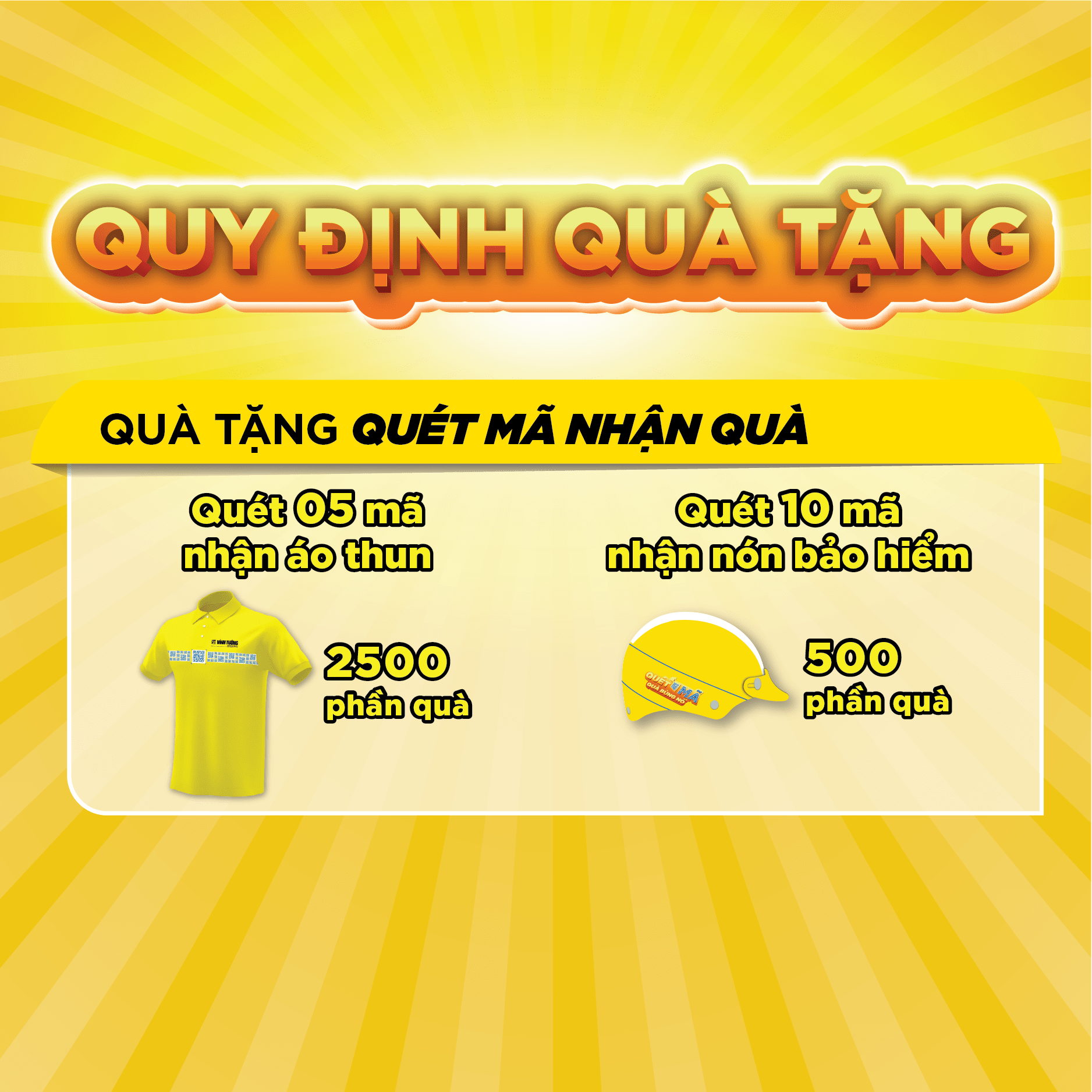 Quét mã quà bùng nổ 5