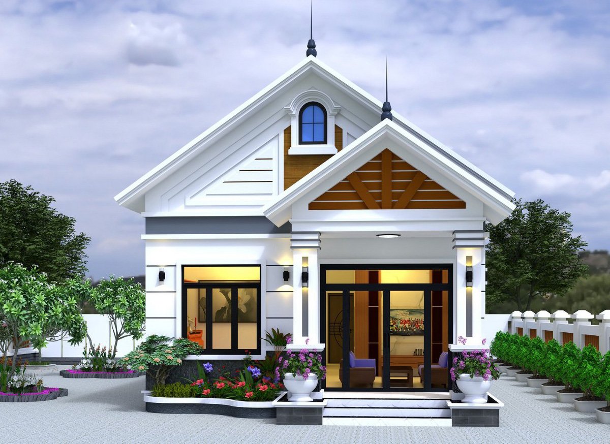 xây dựng nhà cấp 4 khoảng 150 triệu mái thái độc đáo