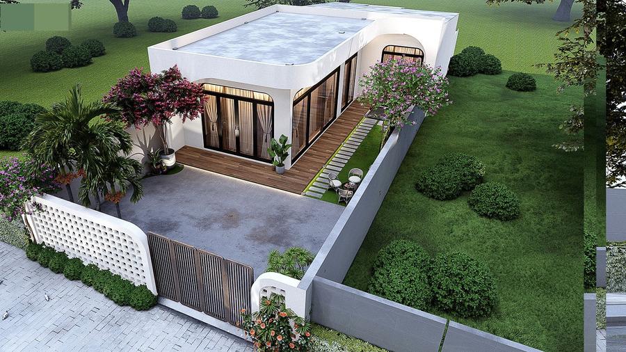 xây dựng nhà cấp 4 khoảng 150 triệu có sân vườn 