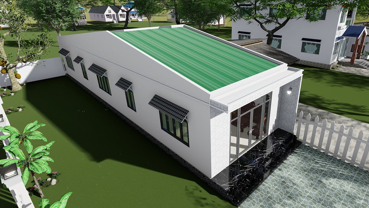 xây dựng nhà cấp 4 khoảng 150 triệu mái tôn đơn giản 