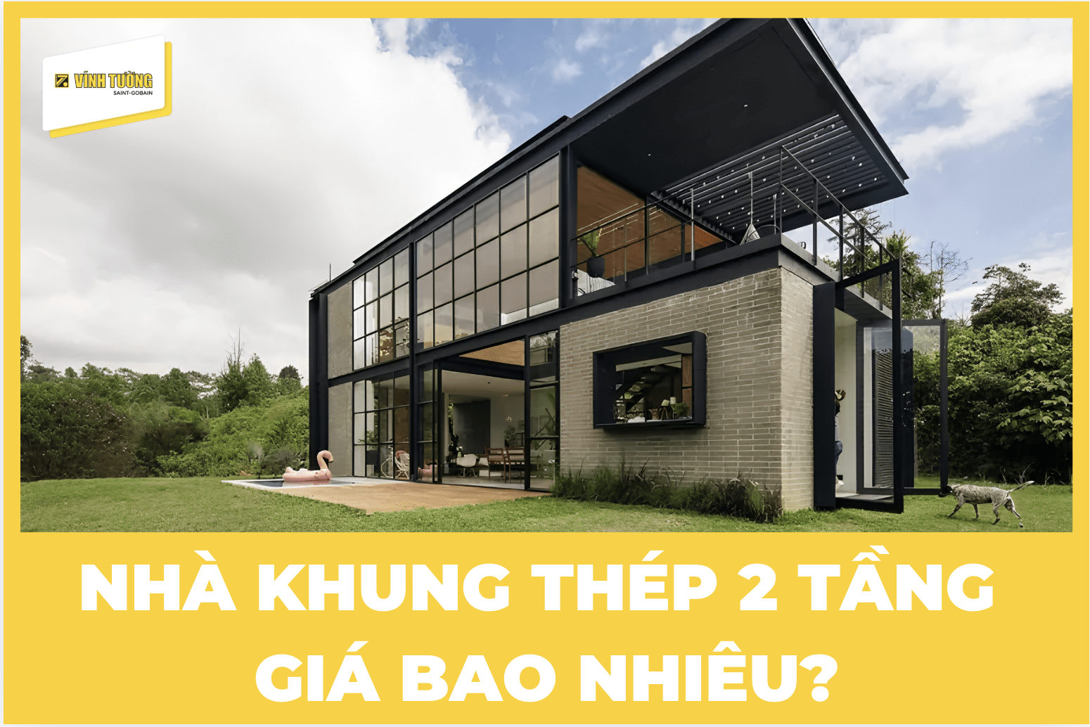 Xây nhà khung thép 2 tầng giá bao nhiêu?
